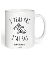 Mug j'peux pas j'ai ski