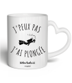 Mug j'peux pas j'ai plongée