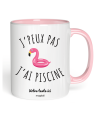 Mug j'peux pas j'ai piscine