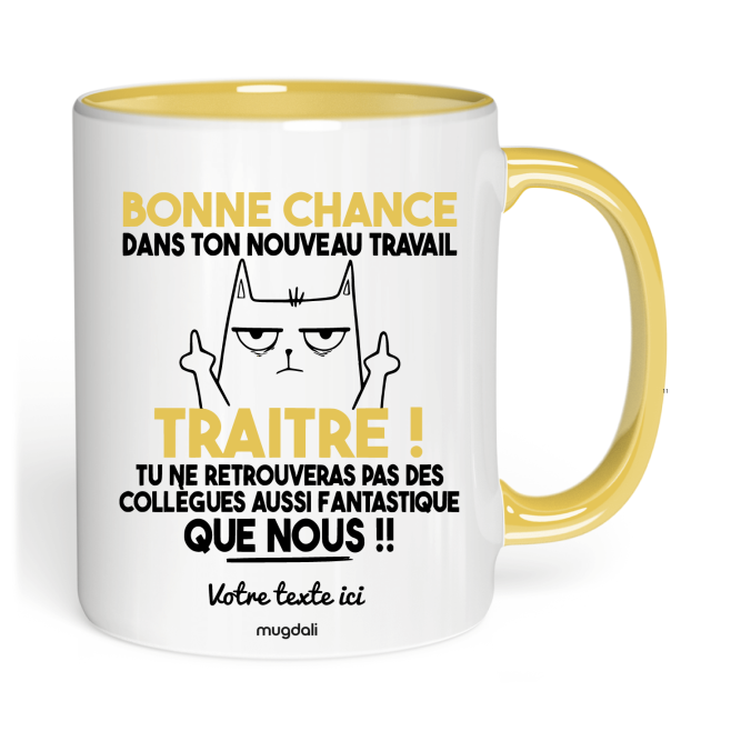 Mug Bonne chance dans ton nouveau travail