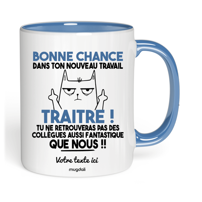 Mug Bonne chance dans ton nouveau travail