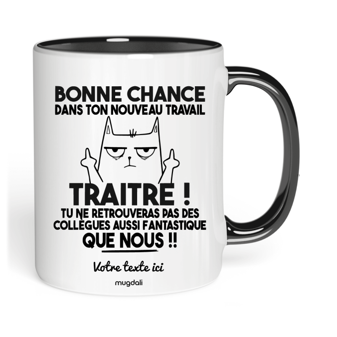 Mug Bonne chance dans ton nouveau travail