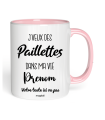 Mug J'veux des paillettes dans ma vie