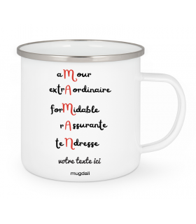 Mug " Maman Amour, Extraordinaire, Formidable, Rassurant, Tendresse""