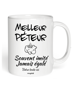 Mug Meilleur péteur souvent imité jamais égalé