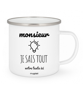 Mug "Monsieur je sais tout"