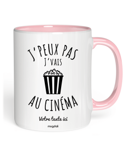 Mug J'peux pas j'vais au cinéma