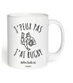 Mug j'peux pas j'ai rugby