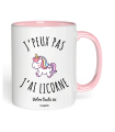 Mug J'peux pas j'ai Licorne