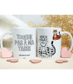 Mug Tigre éducatif à colorier et à relier | Tasse ludique et éducatif