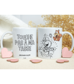 Mug Écureuil éducatif à colorier et à relier | Tasse ludique et éducatif