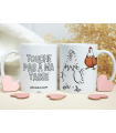 Mug Poule éducatif à colorier et à relier | Tasse ludique et éducatif