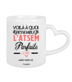 Mug "voila à quoi ressemble l'Atsem parfaite"