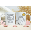 Mug Stegosaurus éducatif à colorier et à relier | Tasse ludique et éducatif