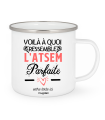 Mug "voila à quoi ressemble l'Atsem parfaite"