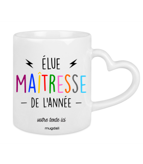 Mug Élue maîtresse de l'année