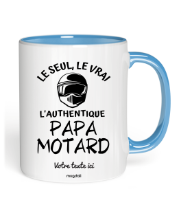 Mug Le seul l'unique l'authentique papa motard