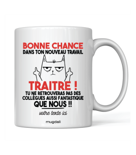 Mug Bonne chance dans ton nouveau travail