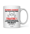 Mug Bonne chance dans ton nouveau travail