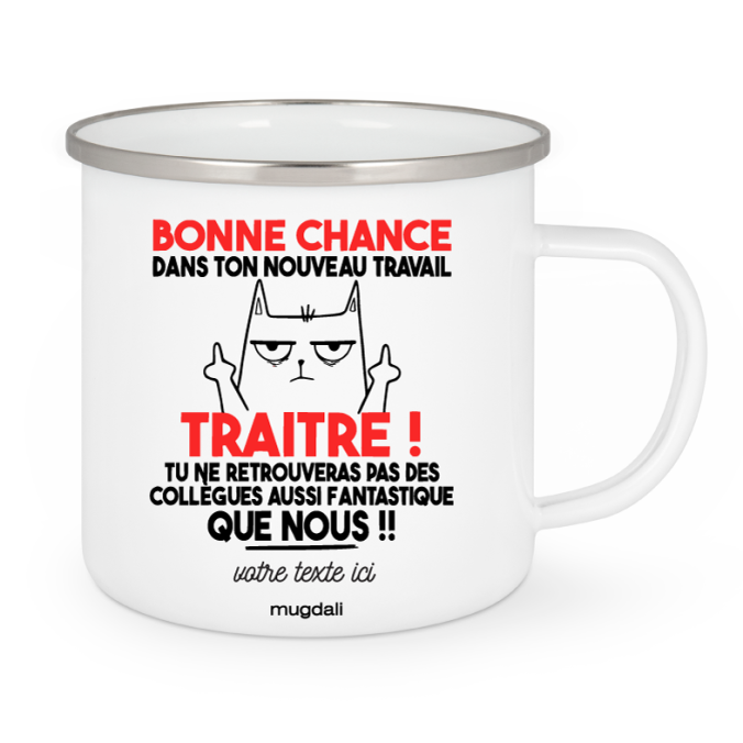 Mug Bonne chance dans ton nouveau travail