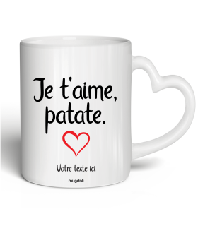 Mug Je t'aime patate