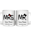 Mug Duo MRS & MR Mickey a personnaliser