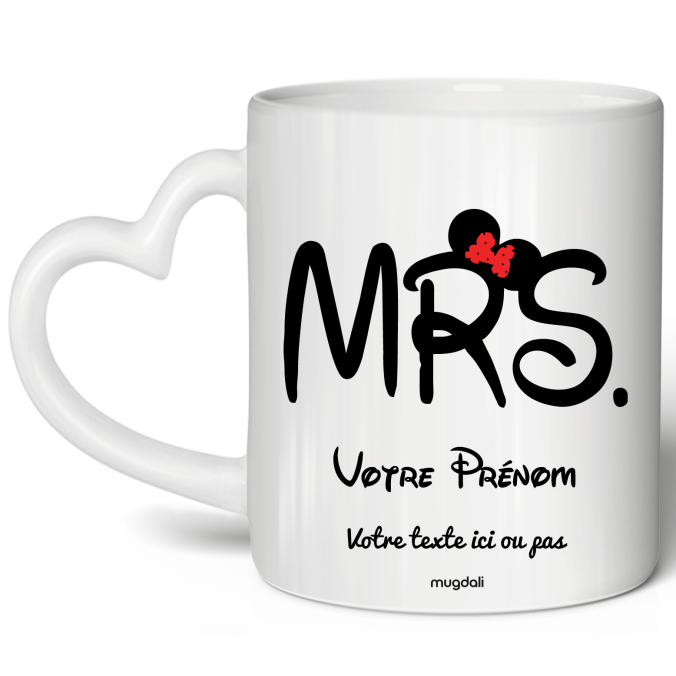 Mug Duo MRS & MR Mickey a personnaliser