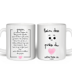 Mug Papa Loin des yeux, près du coeur