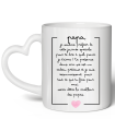 Mug Papa Loin des yeux, près du coeur