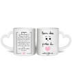 Mug Papa Loin des yeux, près du coeur