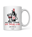 Mug 50 ans Mature comme un bon vin