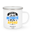 Mug J'peux pas, je suis retraité et j'ai apéro