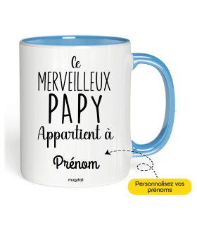 Mug Ce merveilleux Papy appartient à prénom