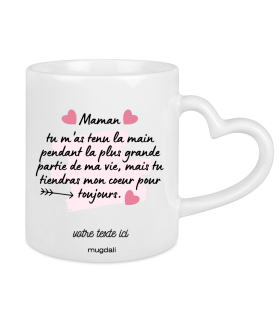 Mug Maman tu m'as tenue la main