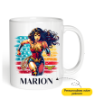 Mug Wonder Woman prénom à personnaliser