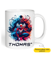 Mug Venom & Spider man prénom à personnaliser