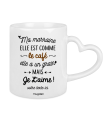 Mug Marraine elle est comme le café, elle a un grain