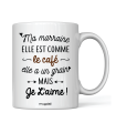 Mug Marraine elle est comme le café, elle a un grain