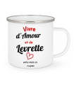 Mug Vivre d'amour et de levrette