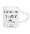 Mug Je ne ronfle pas je ronronne