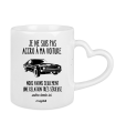 Mug Je ne suis pas accro à ma voiture