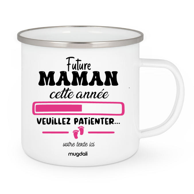 Mug Futur maman cette année veuillez patienter