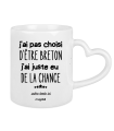 Mug J'ai pas choisi d être breton j'ai juste eu de la chance