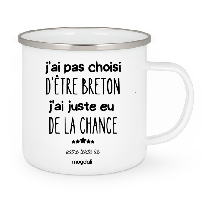 Mug J'ai pas choisi d être breton j'ai juste eu de la chance