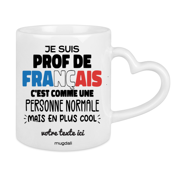 Mug je suis prof de français