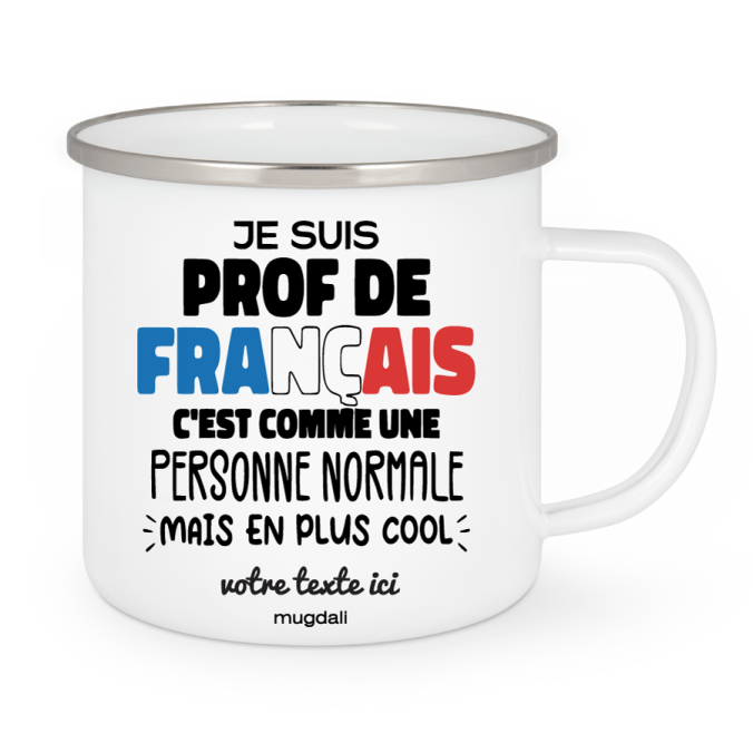 Mug je suis prof de français