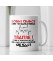 Mug Bonne chance dans ton nouveau travail