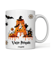 Mug Halloween Lettre alphabet | Prénom personnalisé