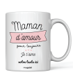 Mug "Maman d'Amour pour toujours je t'aime"