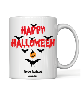 Mug Happy Halloween Rouge sanglant